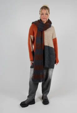 Operificio Neirami Jumpers^Block Colour Jumper in Zucca Corda
