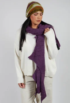 Butapana Scarves^Block Wool Scarf in Iris