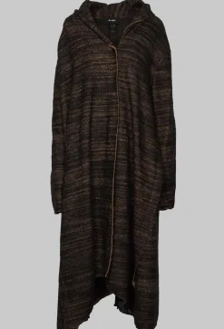 a_me Coats^Bloom Coat in Black and Brown