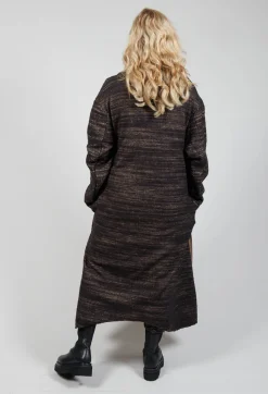 a_me Coats^Bloom Coat in Black and Brown