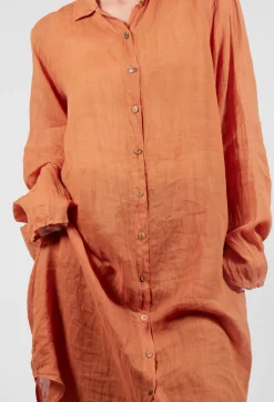 Privatsachen Shirts & Blouses^Bloomai Shirt Dress in Wurzel Orange