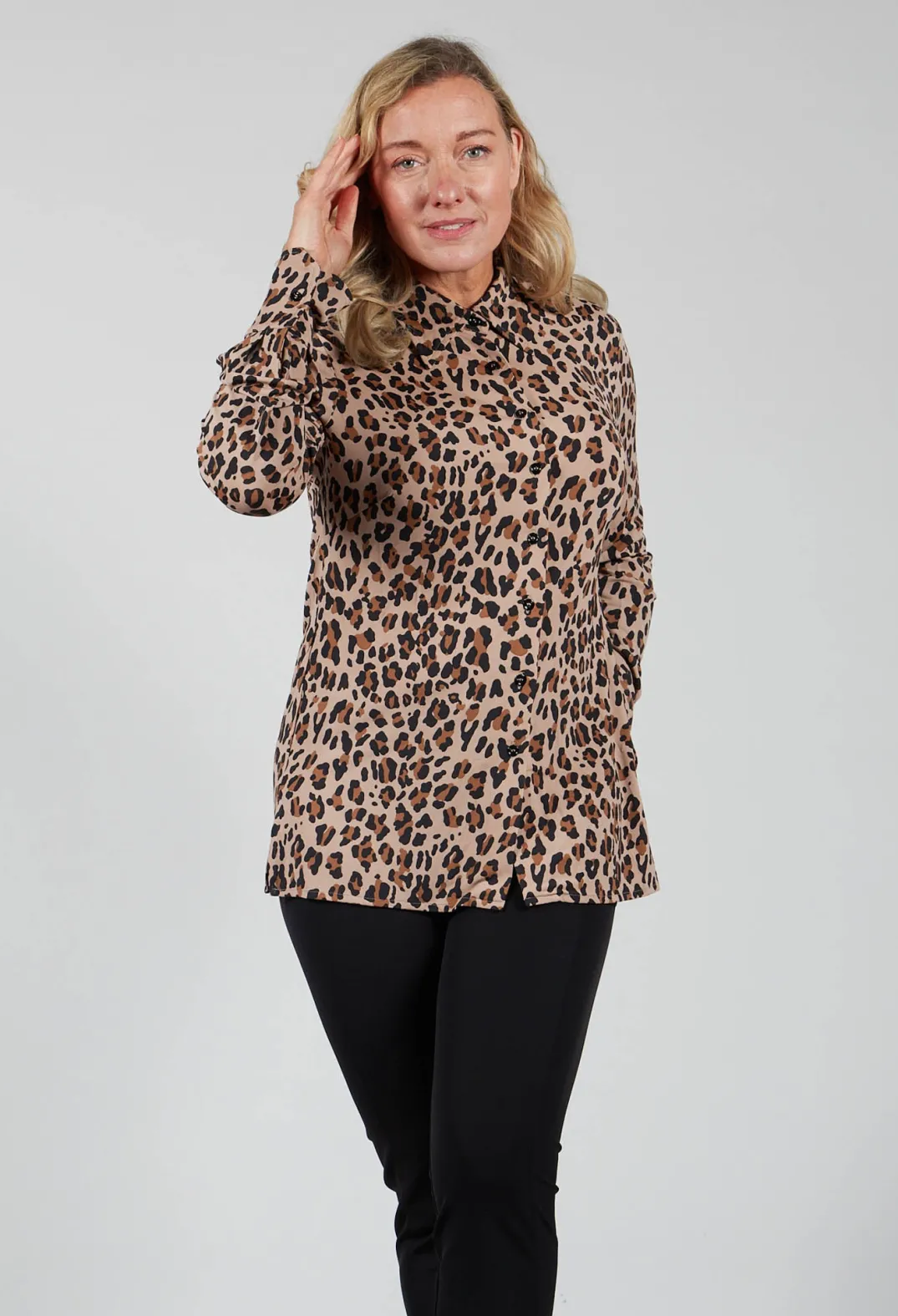 Maliparmi Shirts & Blouses^Blouse in Leopard / Camel
