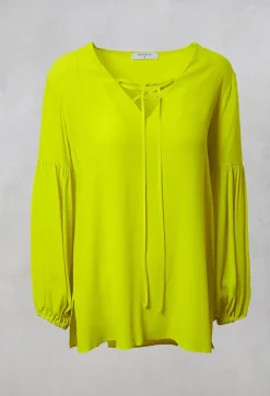 Beatrice B Shirts & Blouses^Blouse in Yellow Fluorescent