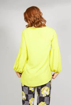 Beatrice B Shirts & Blouses^Blouse in Yellow Fluorescent