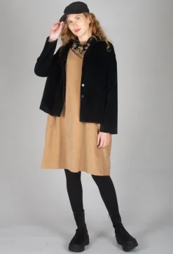Album Di Famiglia Dresses^Boat Neck Dress V in Sugar