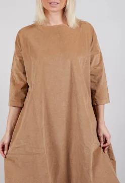 Album Di Famiglia Dresses^Boat Neck Dress V in Sugar