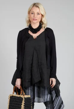 Kedziorek Jackets^Boat Neck Jacket in Black