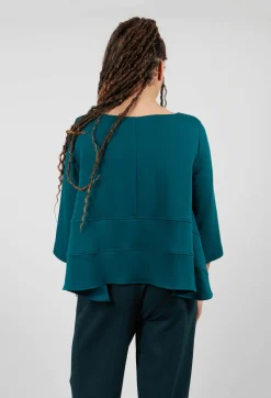 Mei Meij Shirts & Blouses^Boat Neck Top in Ottanio