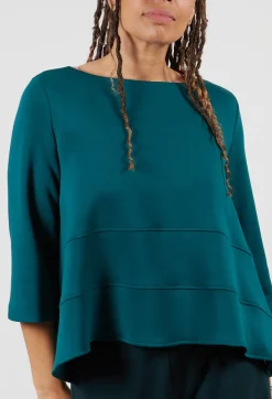 Mei Meij Shirts & Blouses^Boat Neck Top in Ottanio