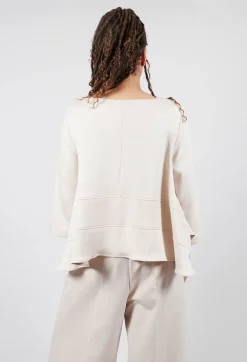 Mei Meij Shirts & Blouses^Boat Neck Top in Sandshell