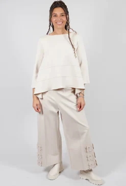 Mei Meij Shirts & Blouses^Boat Neck Top in Sandshell