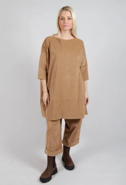 Album Di Famiglia Tops^Boat Neck Tunic V in Sugar