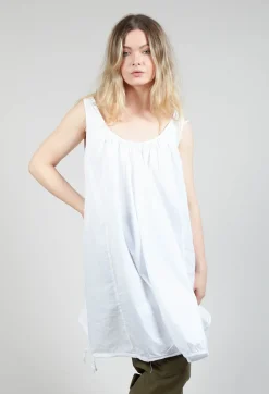 Amici Tops^Boat Neckline Top in Bianco