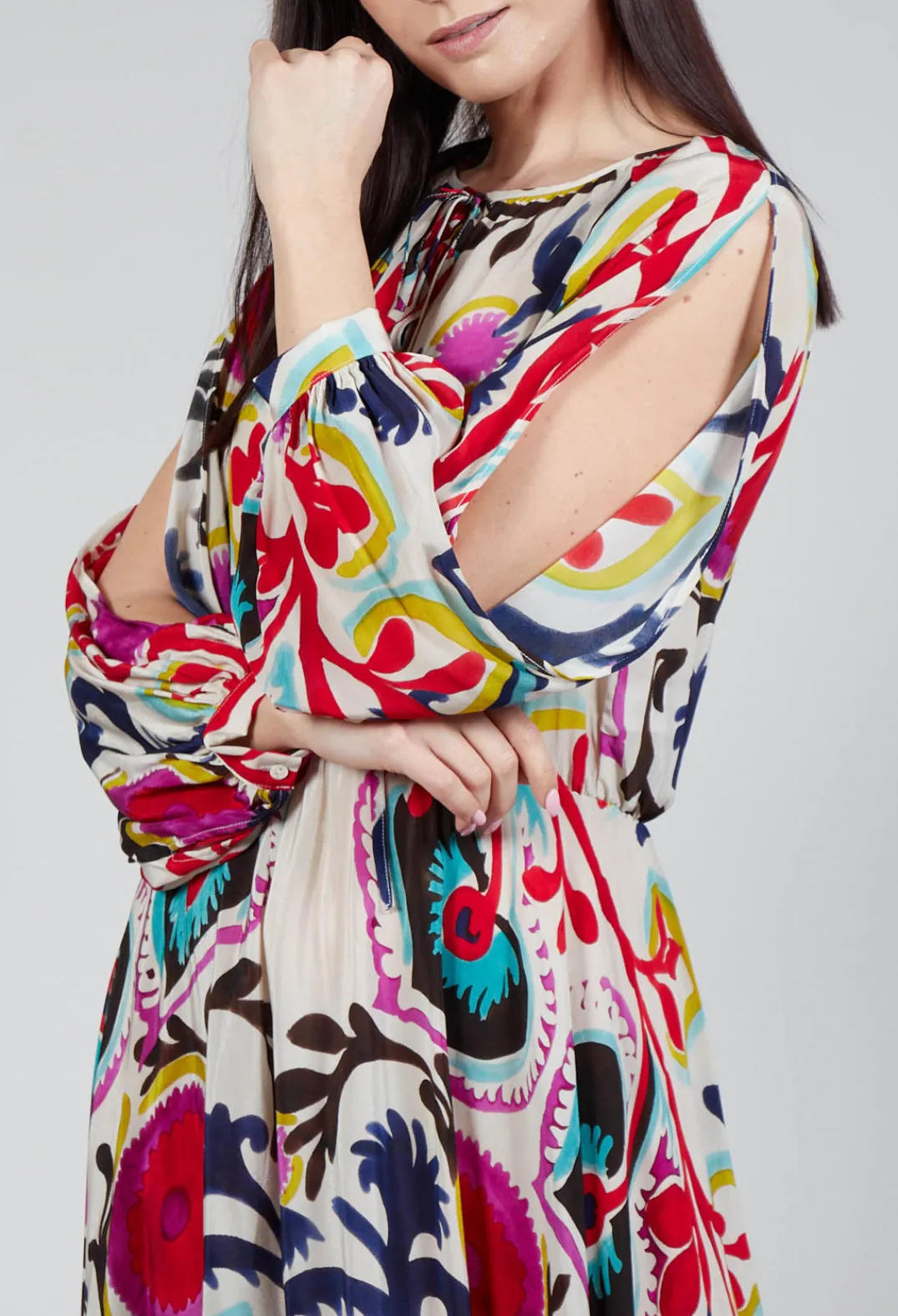 Sfizio Dresses^Bohemian Dress in Frida Print
