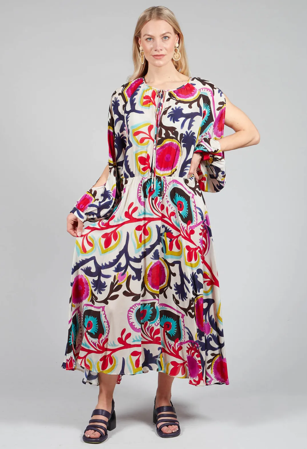 Sfizio Dresses^Bohemian Dress in Frida Print