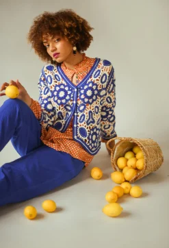 Conditions Apply Tops^Bohemian Style Blouse in Orange