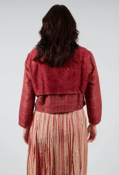 Traces of Me Coats^Bolero Coat in Shiraz