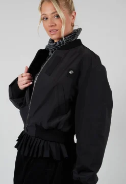 Mei Meij Jackets^Bomber Jacket in Nero