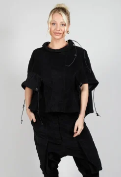 Rundholz Dip Tops^Boned Blouse in Black