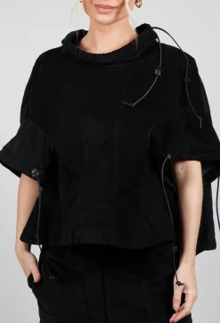 Rundholz Dip Tops^Boned Blouse in Black