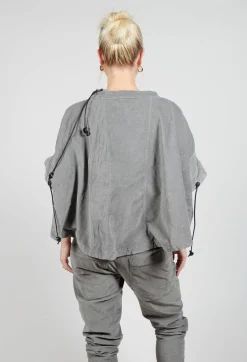 Rundholz Dip Tops^Boned Blouse in Pencil Cloud