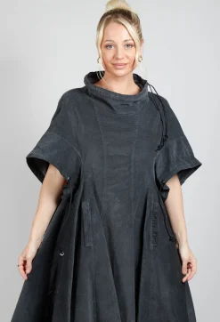 Rundholz Dip Dresses^Boned Dress in Coal Cloud