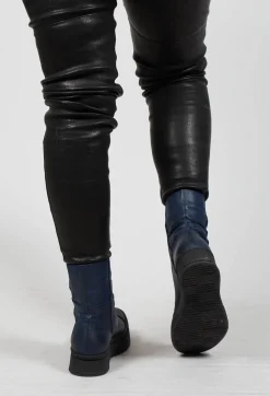 Lofina Boots^Boots With Front Zip in Gasoline Nautica