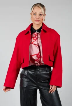 Malloni Jackets^Borragine Jacket in Papavero