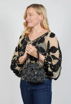 Le Daf Bags^Borsellino Mineo Bag in Nero