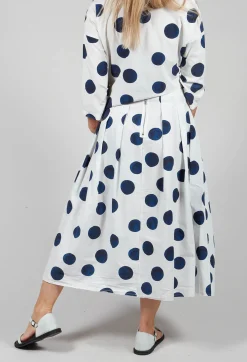 Aequamente Skirts^Box Pleated Skirt in Print