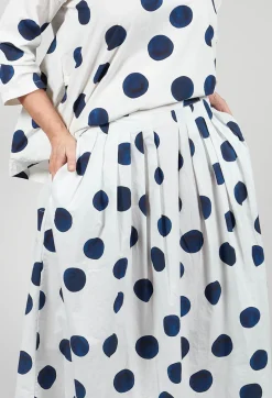 Aequamente Skirts^Box Pleated Skirt in Print