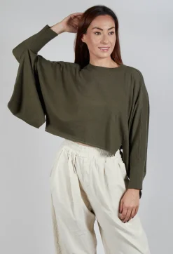 Bitte Kai Rand Shirts & Blouses^Boxy Fit Knitted Jumper in Khaki