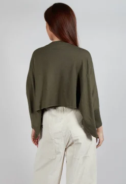 Bitte Kai Rand Shirts & Blouses^Boxy Fit Knitted Jumper in Khaki