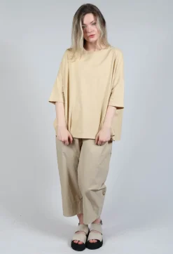 Apuntob Shirts & Blouses^Boxy Fit T-Shirt in Natural