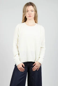 Aequamente Jumpers^Boxy Pullover in Chalk