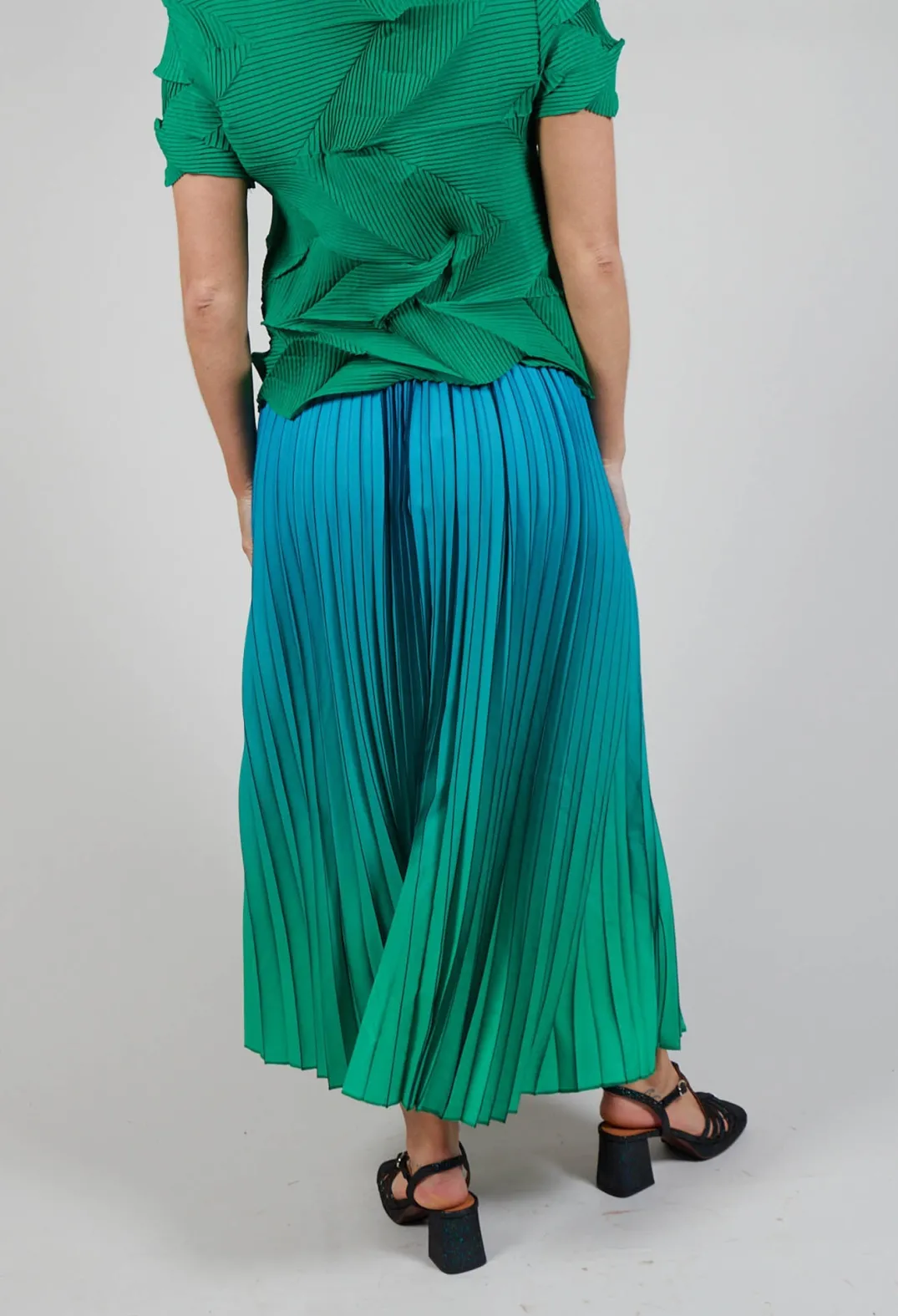 Alquema Skirts^Boxy Skirt in Biscay and Fern