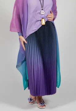 Alquema Skirts^Boxy Skirt in Blueberry and Lavender