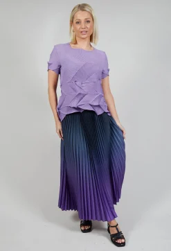 Alquema Skirts^Boxy Skirt in Blueberry and Lavender