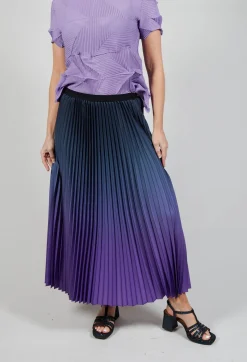 Alquema Skirts^Boxy Skirt in Blueberry and Lavender