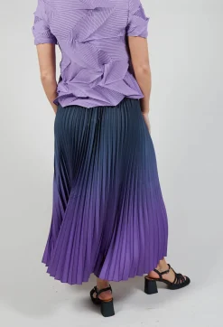 Alquema Skirts^Boxy Skirt in Blueberry and Lavender