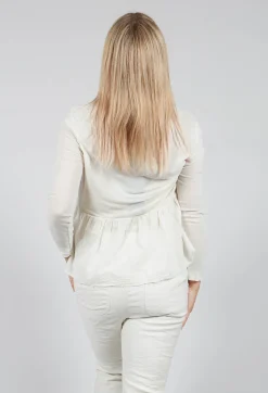 Aequamente Shirts & Blouses^Bracelet Sleeve Blouse in Chalk