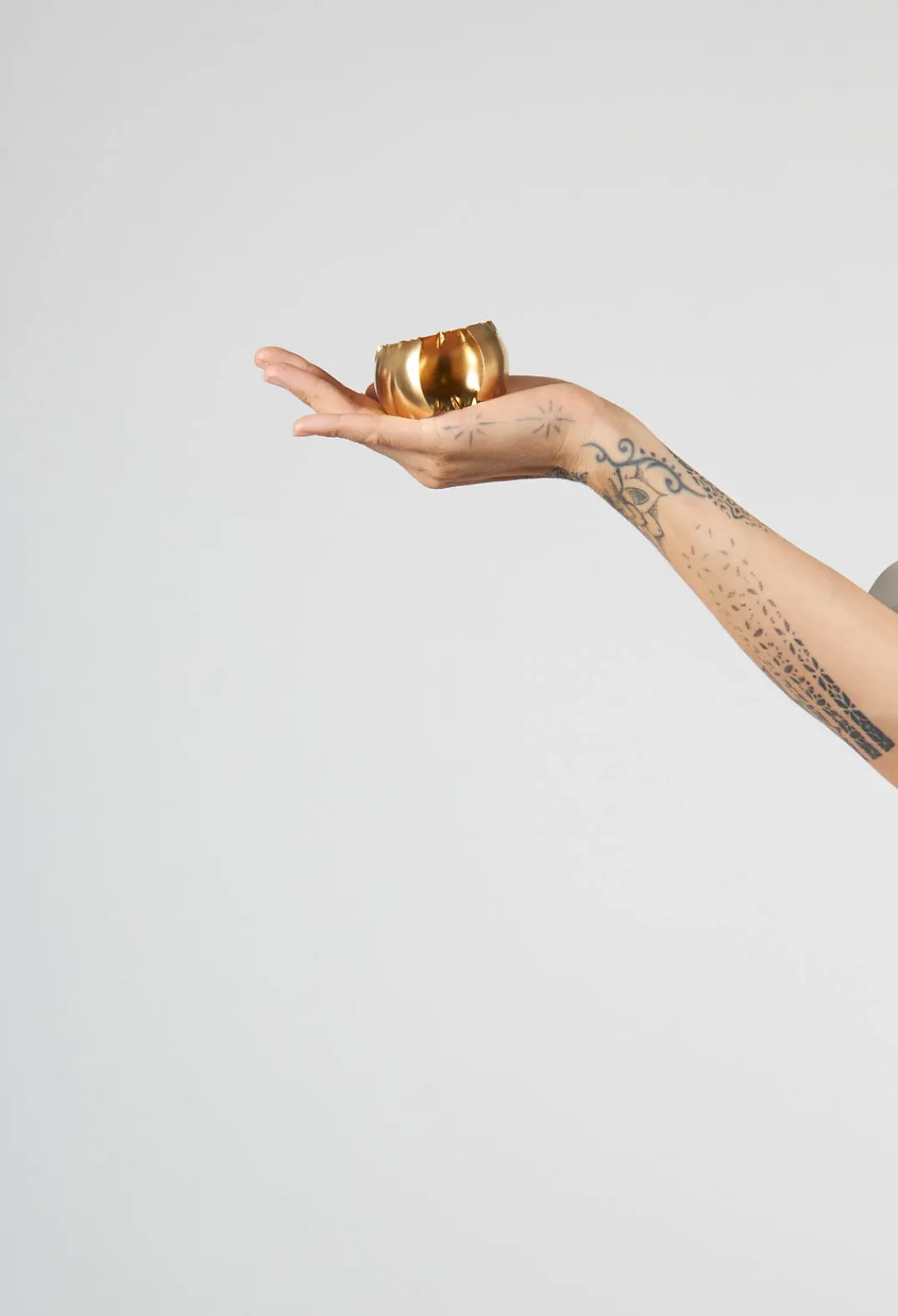 Katerina Vassou Bracelets^Brass Cuff Bracelet in Gold