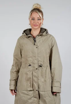 Masnada Coats^British Millerain Downcoat in Silt