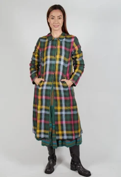 Eka Coats^Brock Coat in Green Multicolour