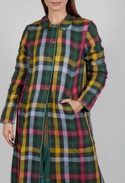 Eka Coats^Brock Coat in Green Multicolour