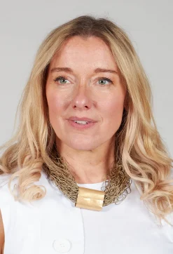 Narratives Necklaces^Bronze Woven Mesh Collar
