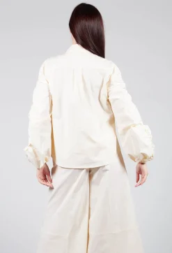 Sfizio Shirts & Blouses^Bubble Sleeve Shirt in Ecru