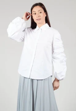Sfizio Shirts & Blouses^Bubble Sleeve Shirt in Summer White