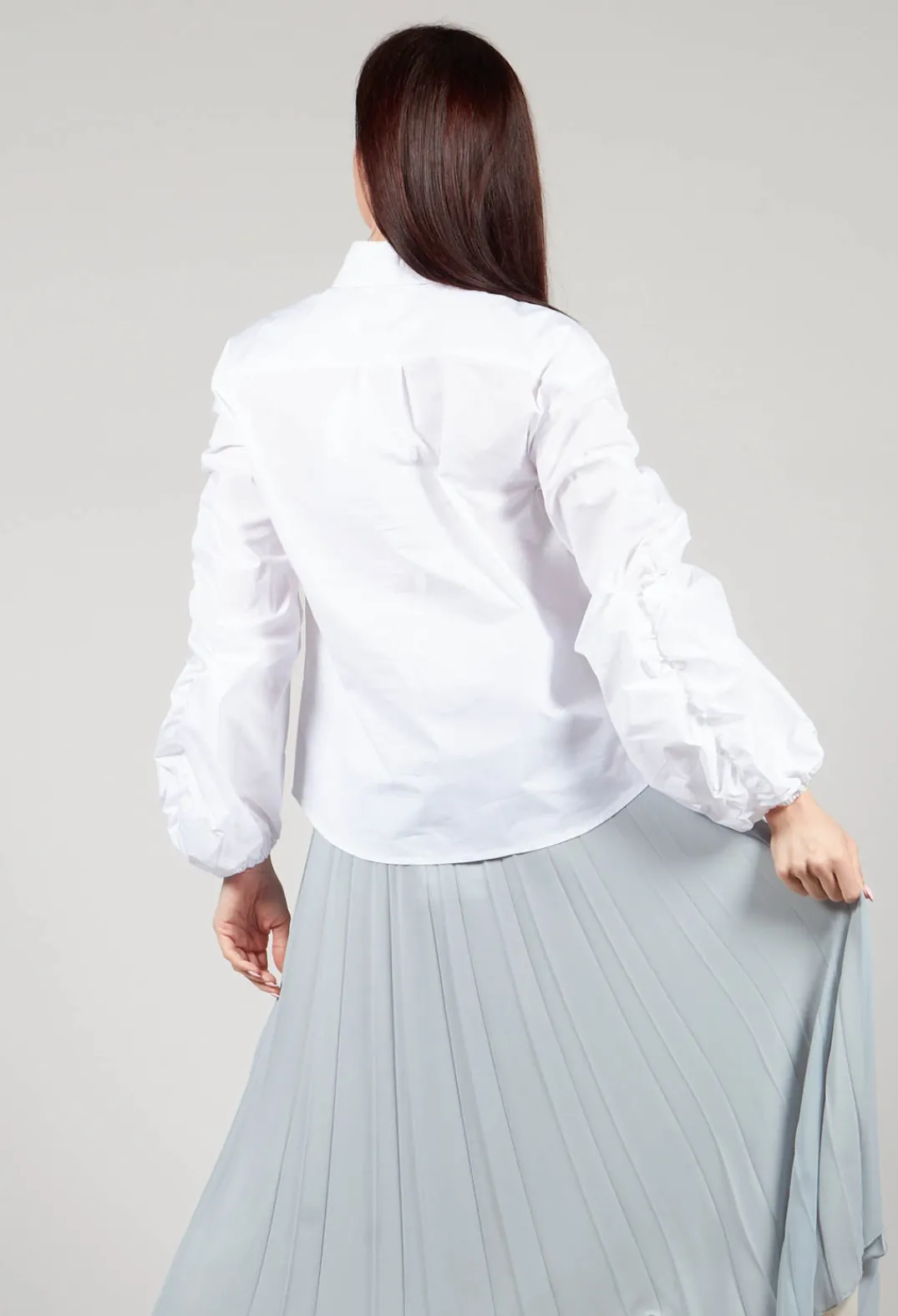 Sfizio Shirts & Blouses^Bubble Sleeve Shirt in Summer White