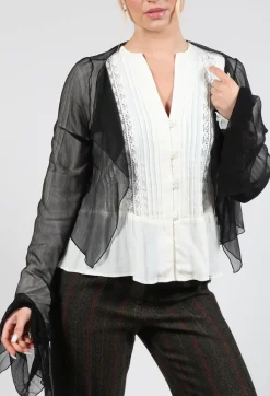T.ba Tops^Buleria Blouse in Black